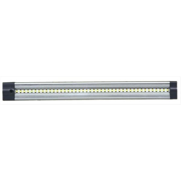 Happylight 24V LED Under Cabinet Nickel Finish Clear Lens - Warm White HA2682105 - main